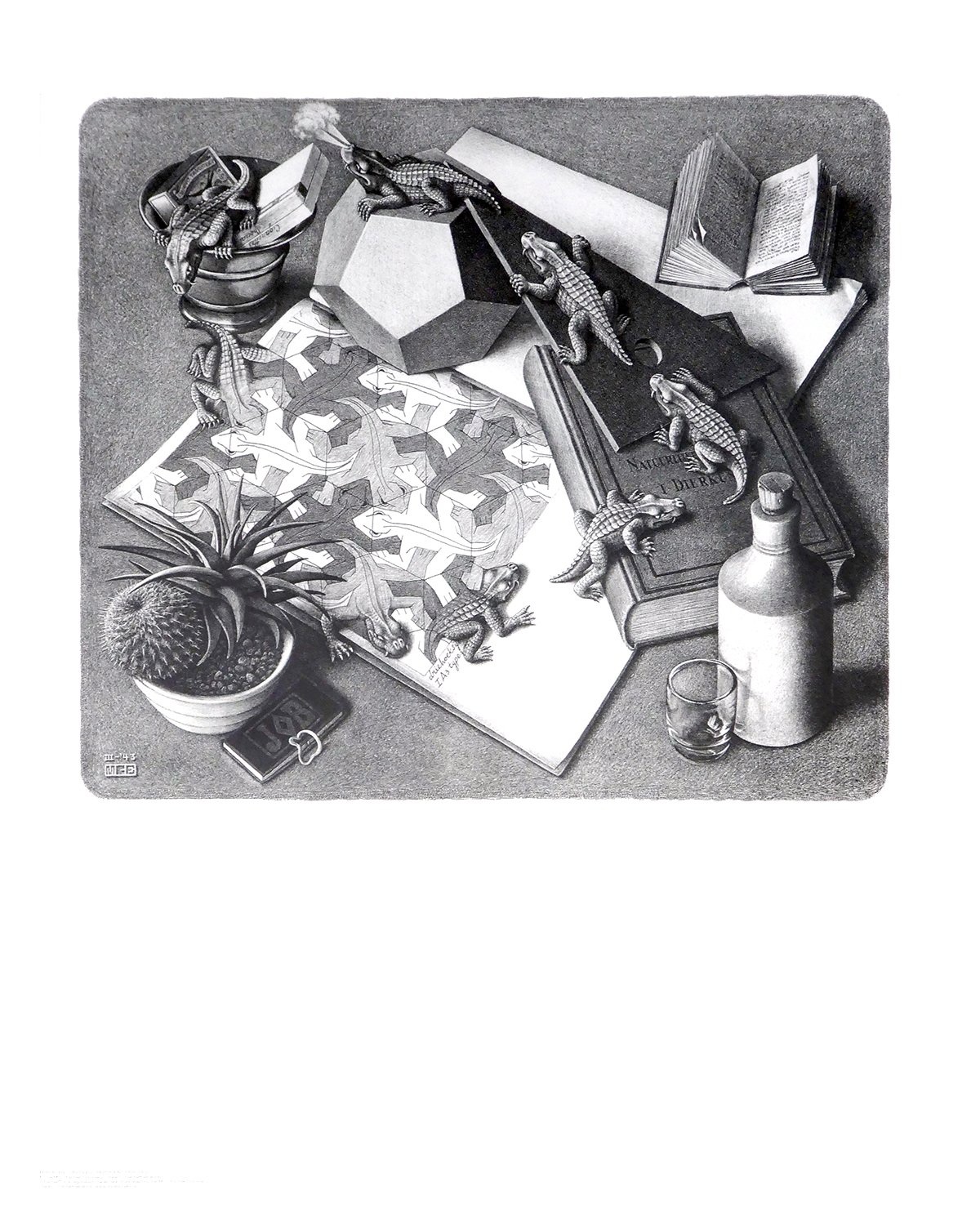 Reptilien  - (ESE-02) od M.c. Escher