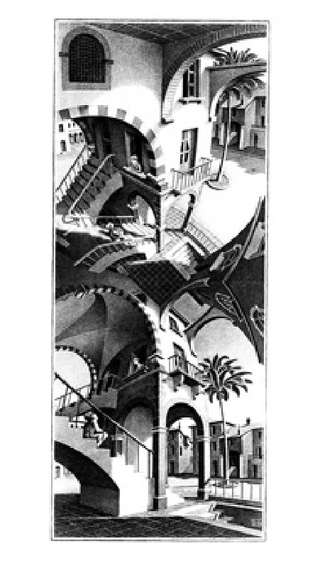 Oben und Unten - (ESE-10) od M.c. Escher