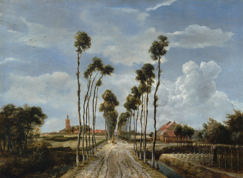 Avenue of Middelharnis od Meindert Hobbema