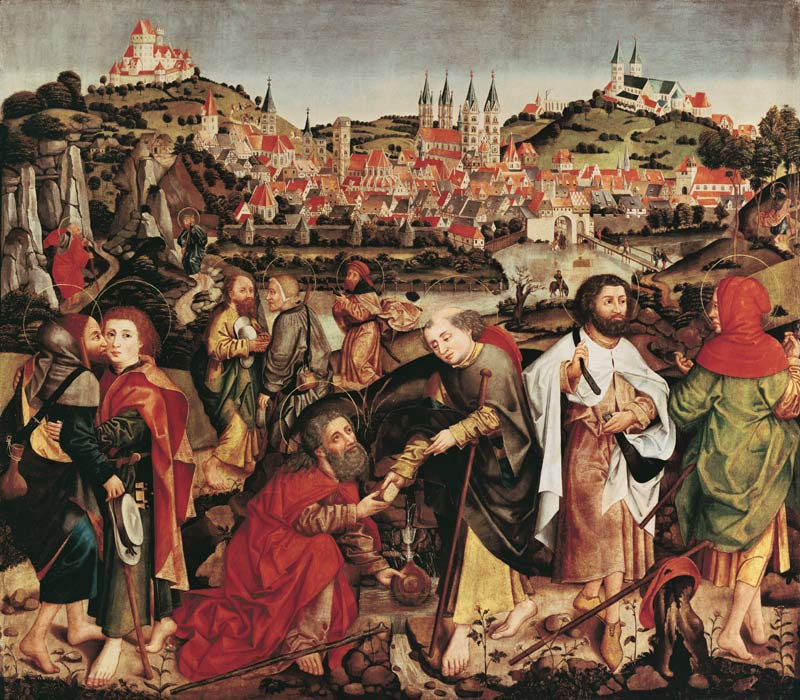 The apostle gave off with view of Bamberg of the east od Meister (Bamberger)