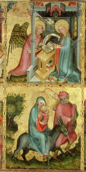 The Annunciation and the Flight into Egypt, from the Buxtehude Altar