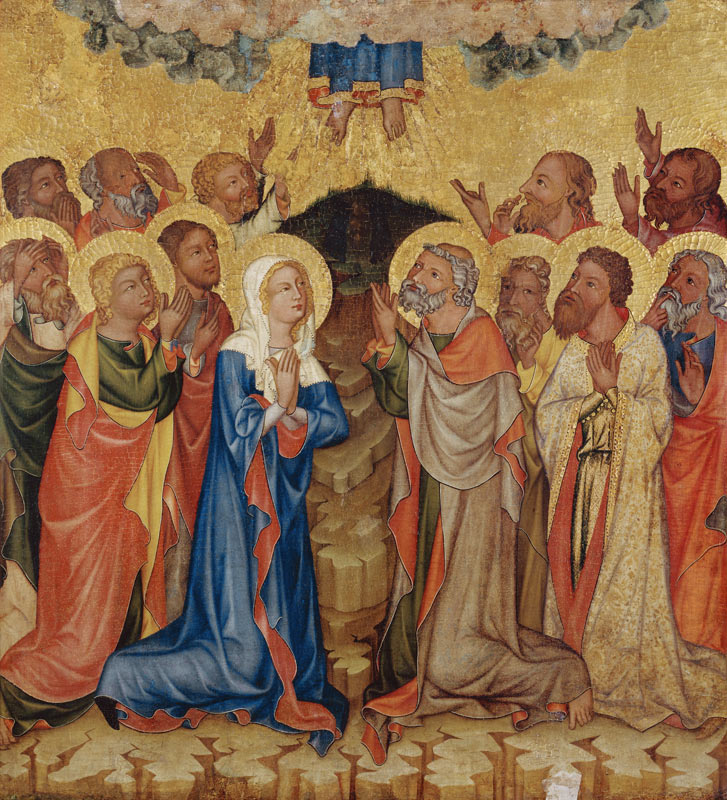 The Ascension Day Christi. od Meister d.Altars von Hohenfurth