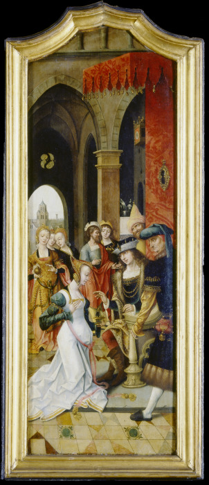 King Solomon Receiving the Queen of Sheba od Meister der von Grooteschen Anbetung