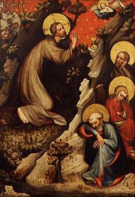Christ in the garden Gethsemane od Meister des Altars von Wittingau