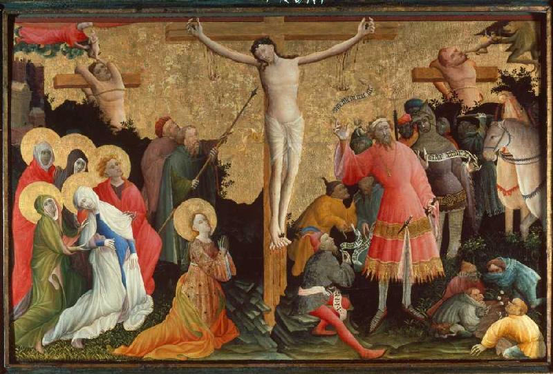 Berswold altar crucifixion Christi. od Meister des Bersword-Altars