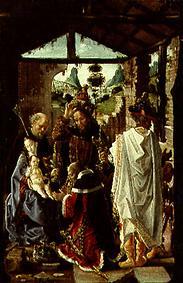 The adoration of the St. three kings od Meister d.Ordensritter v.Montesa
