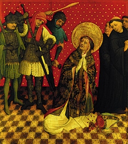 Thomas altar the torture death of Saint Thomas of Canterbury. od Meister Francke