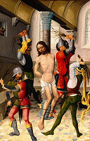 The Geißelung Christi. od Meister (Niederländischer)