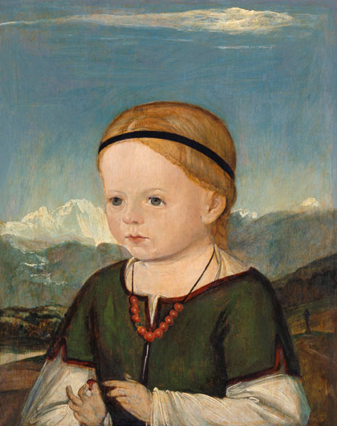 Portrait of a child from the family Thenn od Meister (Salzburger von 1516)