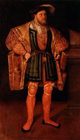 Portrait of the count palatine Ottheinrich, duke of new castle (1502-1559) od Meister (Unbekannter deutscher)