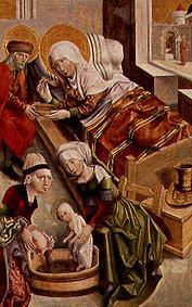 Part of an altar panel from Lippa: Birth Mariae od Meister (Ungarischer)