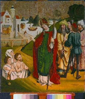 St. Nicholas resurrects three dead bodies