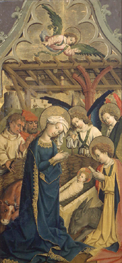 Die Geburt Christi od Meister von Schloß Lichtenstein