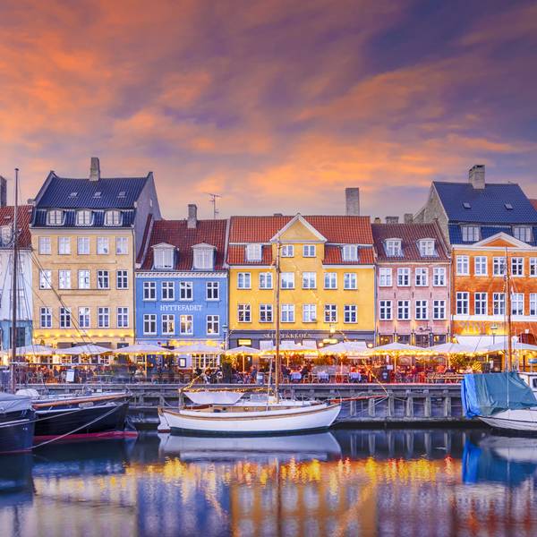 Kodaň Okouzlující večerní atmosféra v Nyhavnu od Melanie Viola