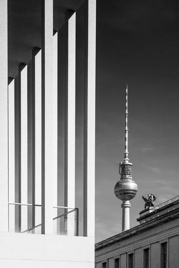 BERLÍN Televizní věž a Muzejní ostrov | Monochrom