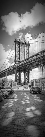 NEW YORK CITY Manhattan Bridge | Panorama vertikální  
