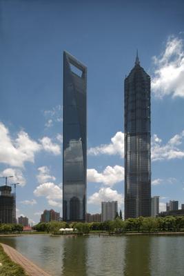 Wolkenkratzer in Shanghai od Michael Bär