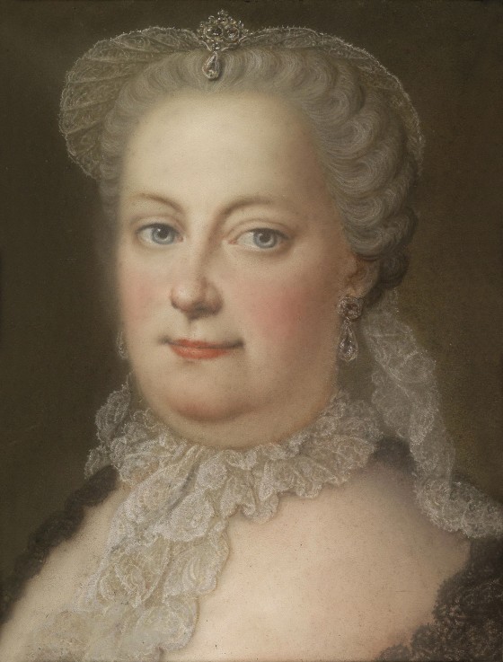 Portrait of Empress Maria Theresia of Austria (1717-1780) od Michael Christoph Hagelgans