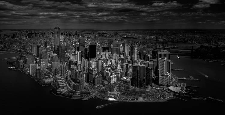 Manhattan - bird's eye view od Michael Jurek
