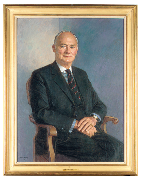 Portrait of Henry Lambert, seated od Michael Noakes