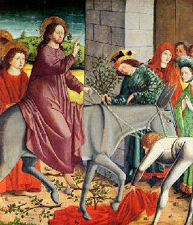 The Entry of Christ into Jerusalem, from the Altarpiece of St. Stephen, c.1470