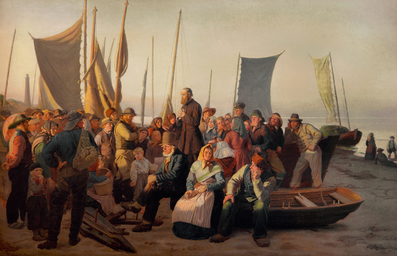 Lay Preacher , Skagen od Michael Peter Ancher