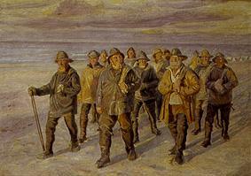 Return of the fishermen od Michael Peter Ancher
