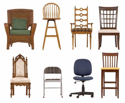 Assortment of chairs od Michael Pettigrew