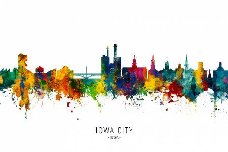 Iowa City Iowa Skyline