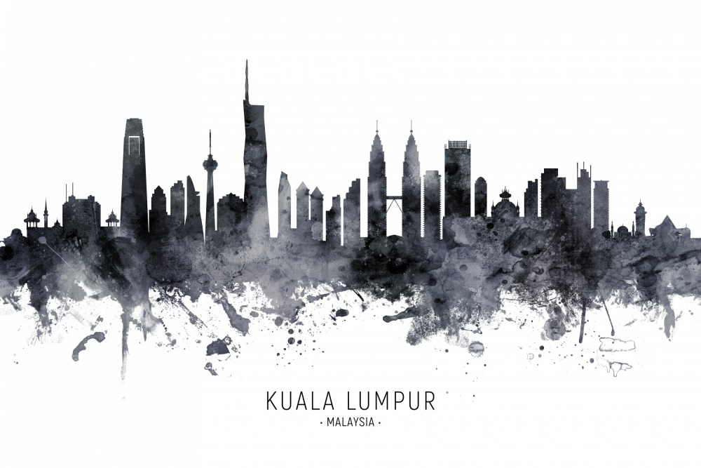 Kuala Lumpur Malaysia Skyline od Michael Tompsett