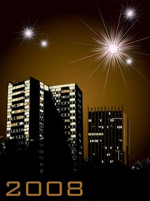city fireworks od Michael Travers