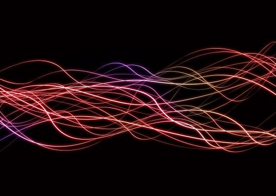 wave lines neon centre od Michael Travers