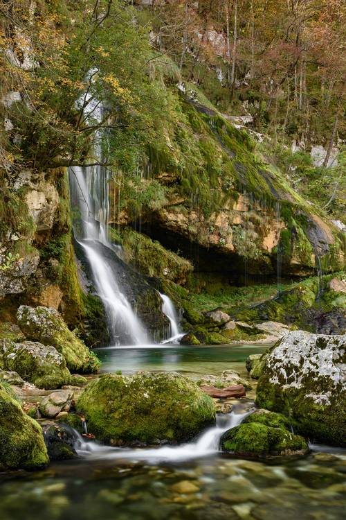 Slap Virje Wasserfall im Soca-Tal in Slowenien od Michael Valjak