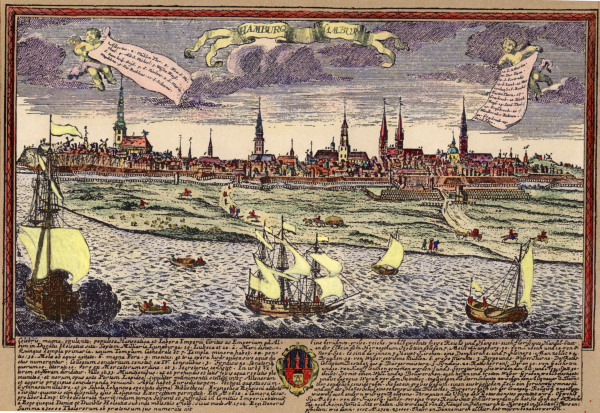 Hamburg c.1700 od Michael Wening