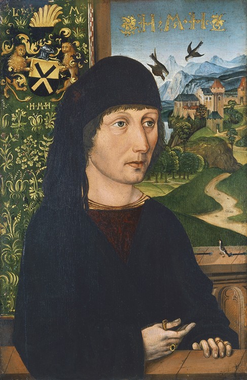 Portrait of Levinus Memminger od Michael Wolgemut