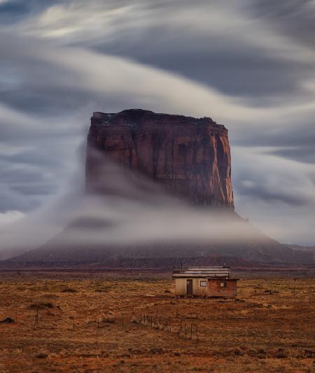 Wind Over Navajo - Vertical