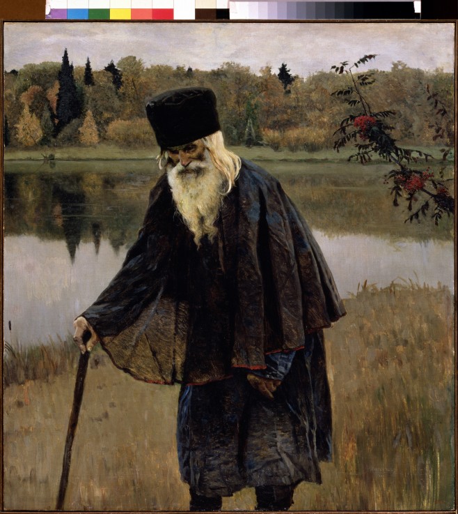 A hermit od Michail Wassiljew. Nesterow