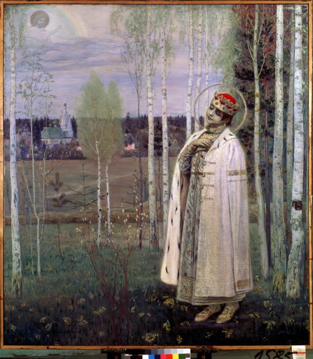 Saint Tsarevich Demetrius od Michail Wassiljew. Nesterow
