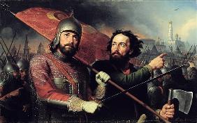 The National Uprising of Kuzma Minin (d.1616) and Count Dmitry Pozharsky (1578-1642) 1850