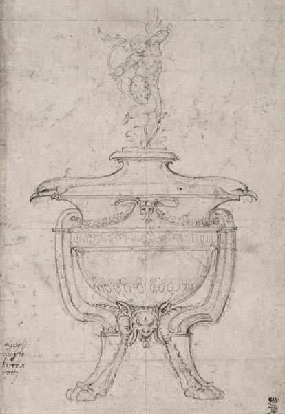 W.66 Decorative urn od Michelangelo (Buonarroti)