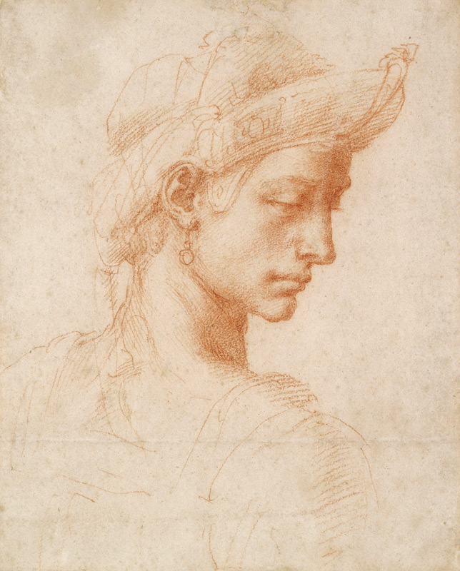 Ideal Head od Michelangelo (Buonarroti)
