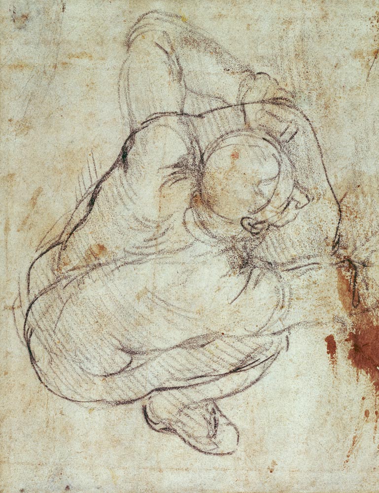 Studie posledního soudu od Michelangelo (Buonarroti)