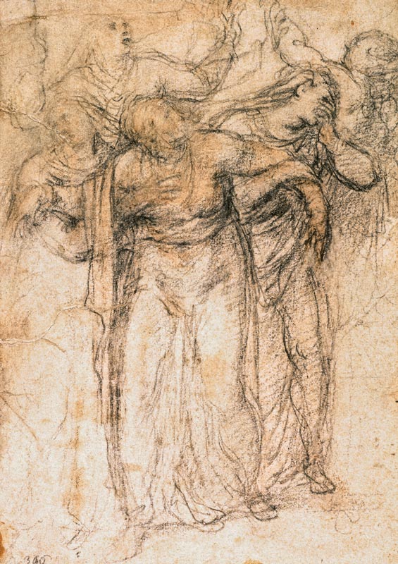 Study of Mourning Women od Michelangelo (Buonarroti)