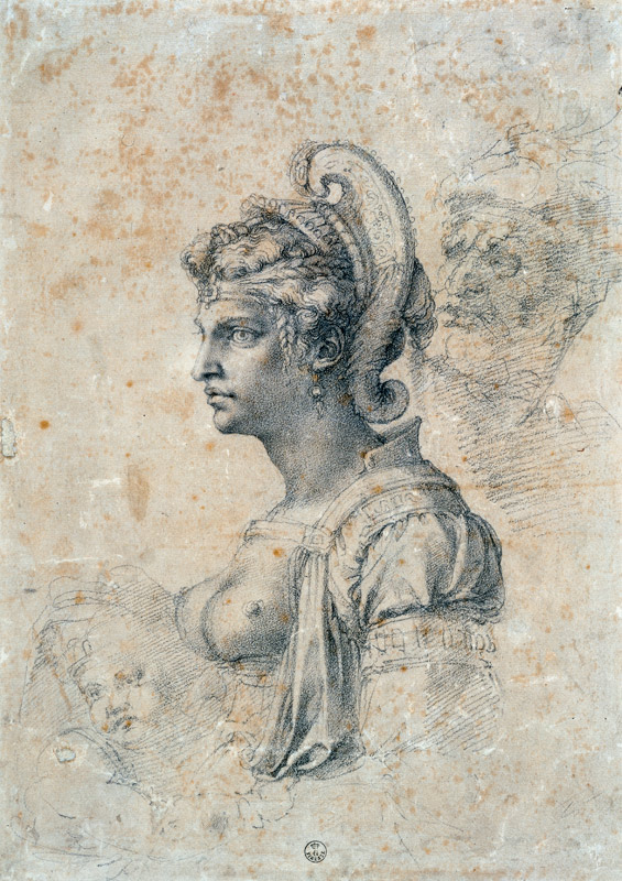 Zenobia, Queen of Palmyra od Michelangelo (Buonarroti)