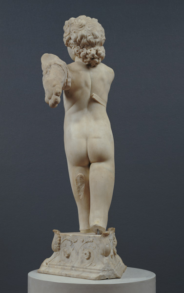 Back view of the 'Manhattan' Cupid od Michelangelo (Buonarroti)