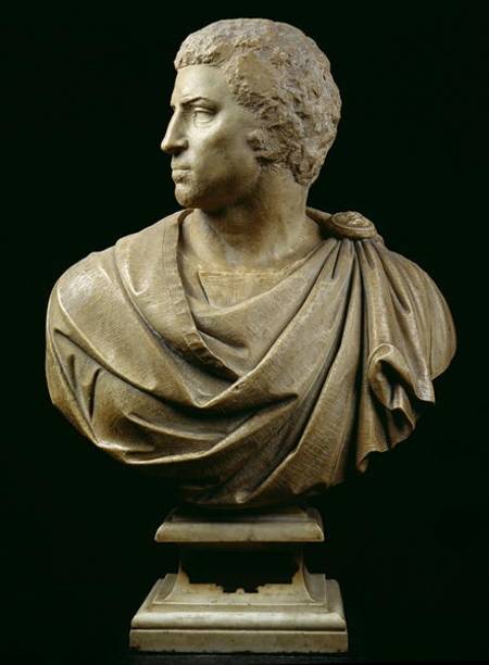 Bust of Brutus (85-42 BC) od Michelangelo (Buonarroti)