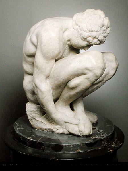 Crouching Boy od Michelangelo (Buonarroti)