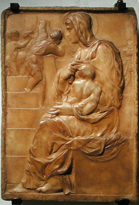 Madonna of the Stairs od Michelangelo (Buonarroti)