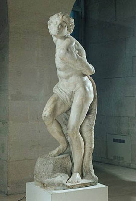 The Rebellious Slave od Michelangelo (Buonarroti)