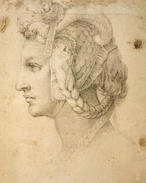 Study of Head od Michelangelo (Buonarroti)